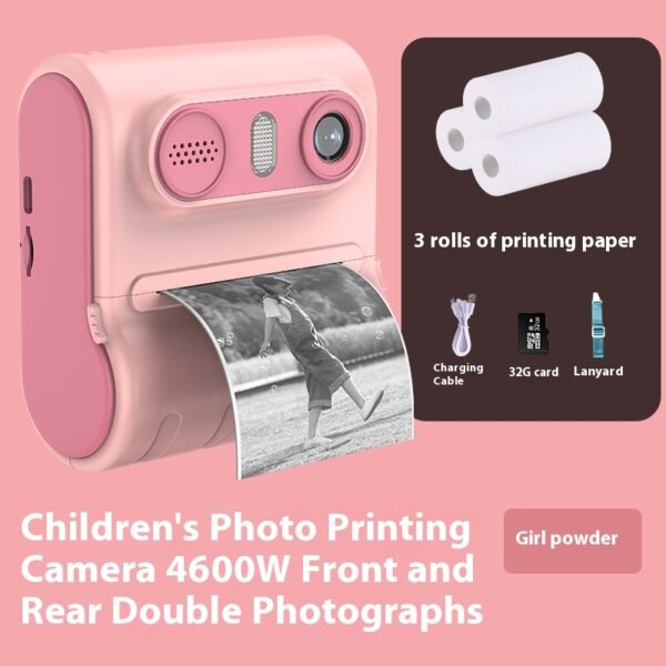 Instant Thermal 4600W HD Dual-camera Children's Printing Camera - Image 9