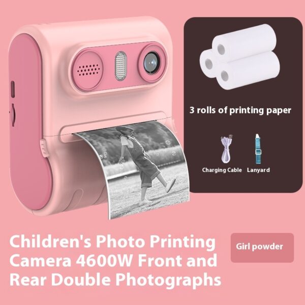 Instant Thermal 4600W HD Dual-camera Children's Printing Camera - Image 3